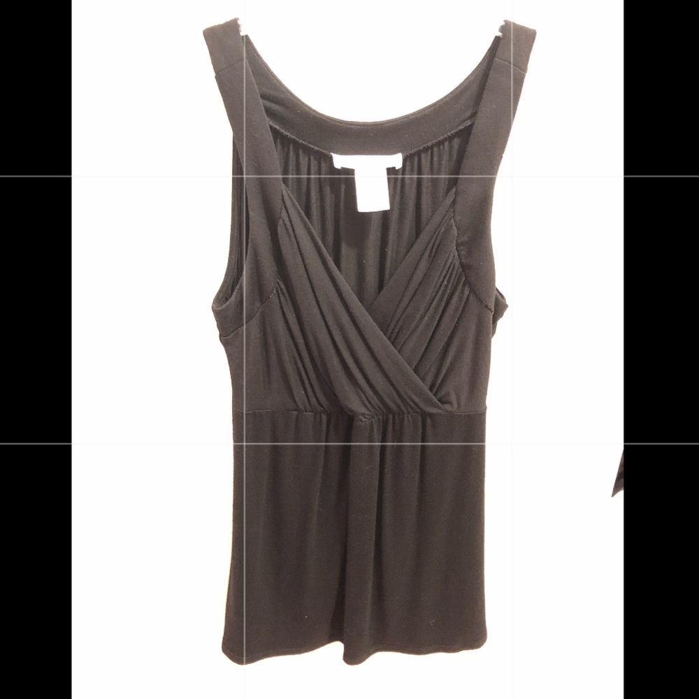 Black White House Black Market Top